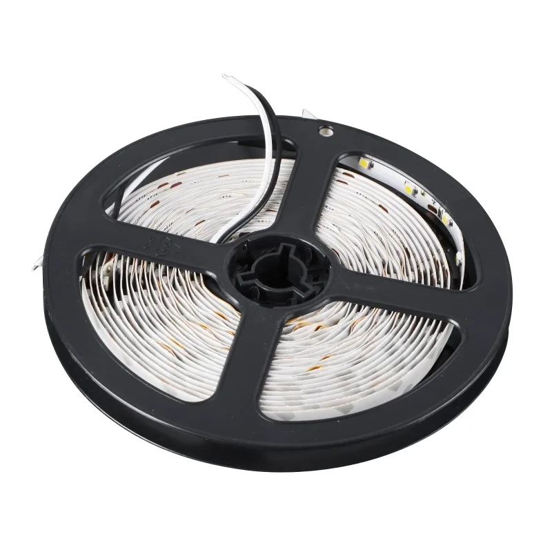 Світлодіодна стрічка негерметична теплий відтінок 12V 4.8W 3528 WH PCB IP20 1m (BY-022/60) фото 9