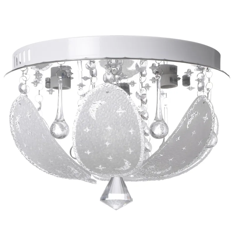 Люстра торт стельова з пультом LED E14 60W RGB WH (BCL-649S/3)