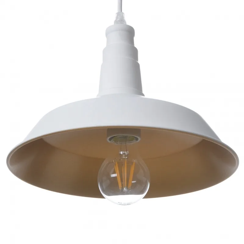 Люстра підвісна лофт для кухні E27 60W WH (BL-221S/1) фото 3