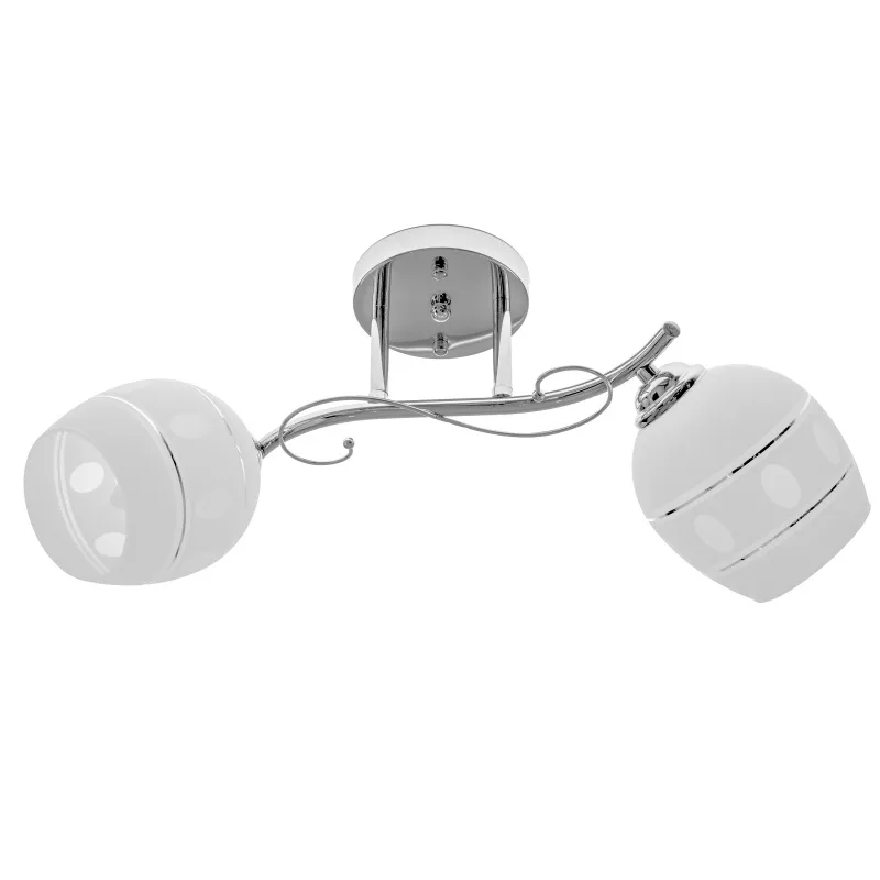 Люстра стельова в спальню E27 60W CH (LK-589C/2)