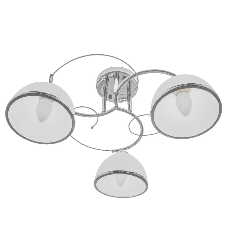 Люстра стельова в зал E27 60W CH (LK-600C/3)