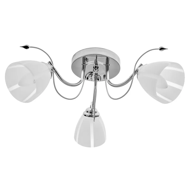Люстра стельова в зал E27 60W CH (LK-622C/3)