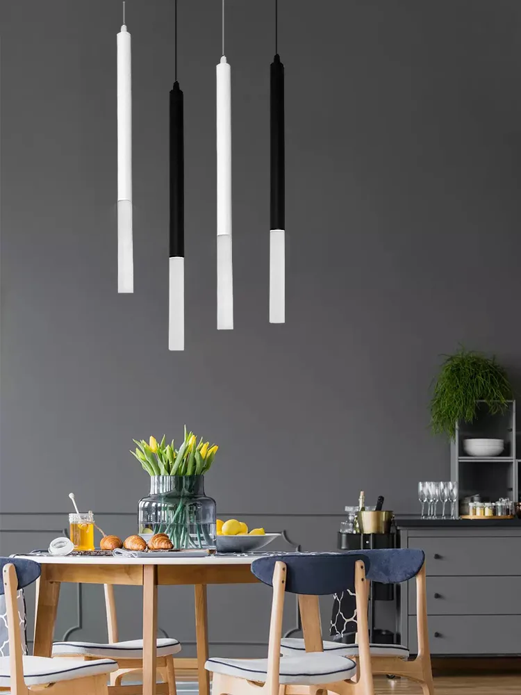 Люстра підвісна тубус LED 3W WW WH (AL-705S/1) фото 4