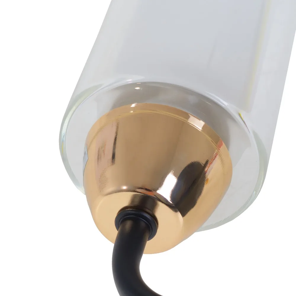 Люстра стельова класична в зал E14 60W BK (LK-672C/5) фото 3