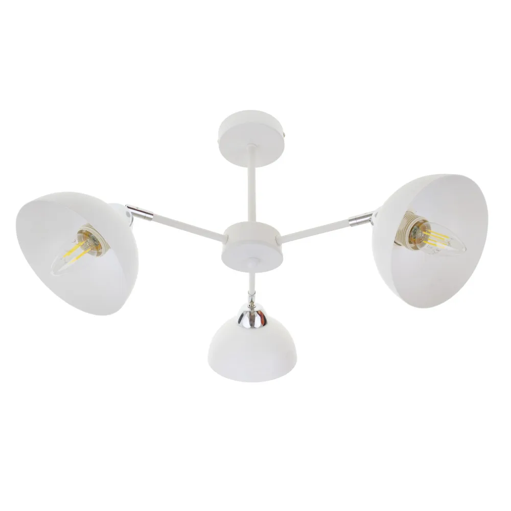 Люстра стельова в спальню Е27 60W WH/CH (BL-998C/3)