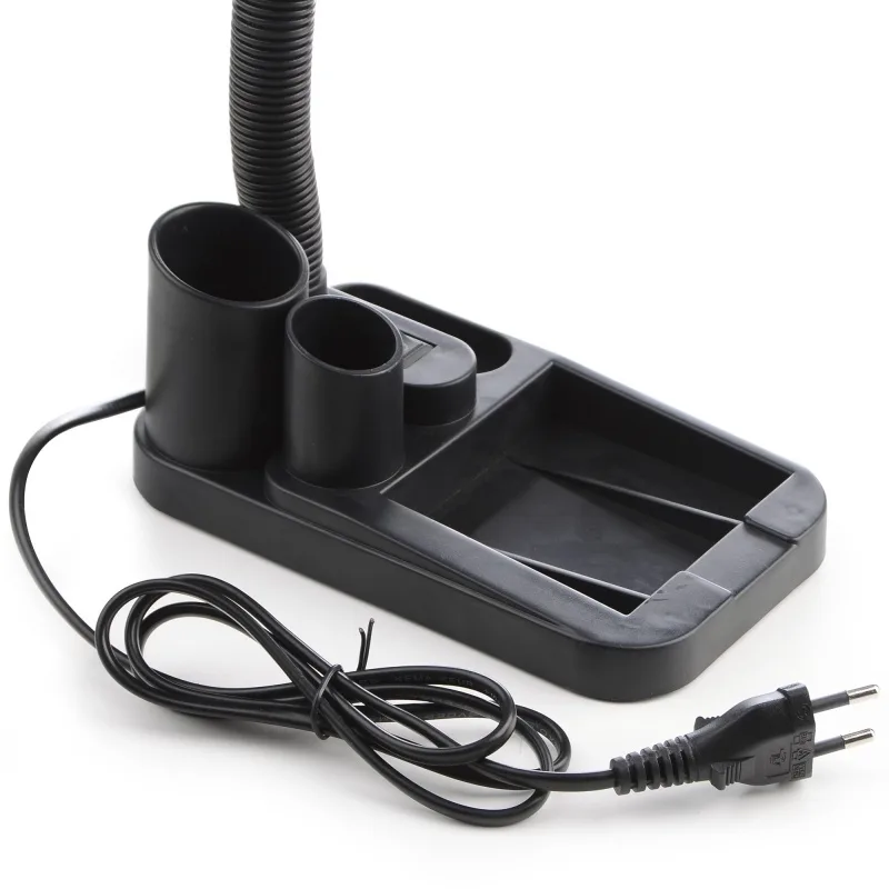 Настільна лампа на гнучкій ніжці офісна MTL-26 BK фото 2