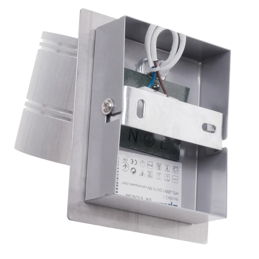 Світильник настінний накладний спот HTL-205/1 GU10 SN фото 3