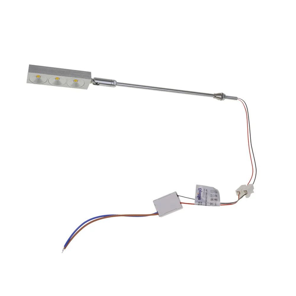 Підсвітка світлодіодна настінна врізна AL-543/3*1W NW LED SL фото 7