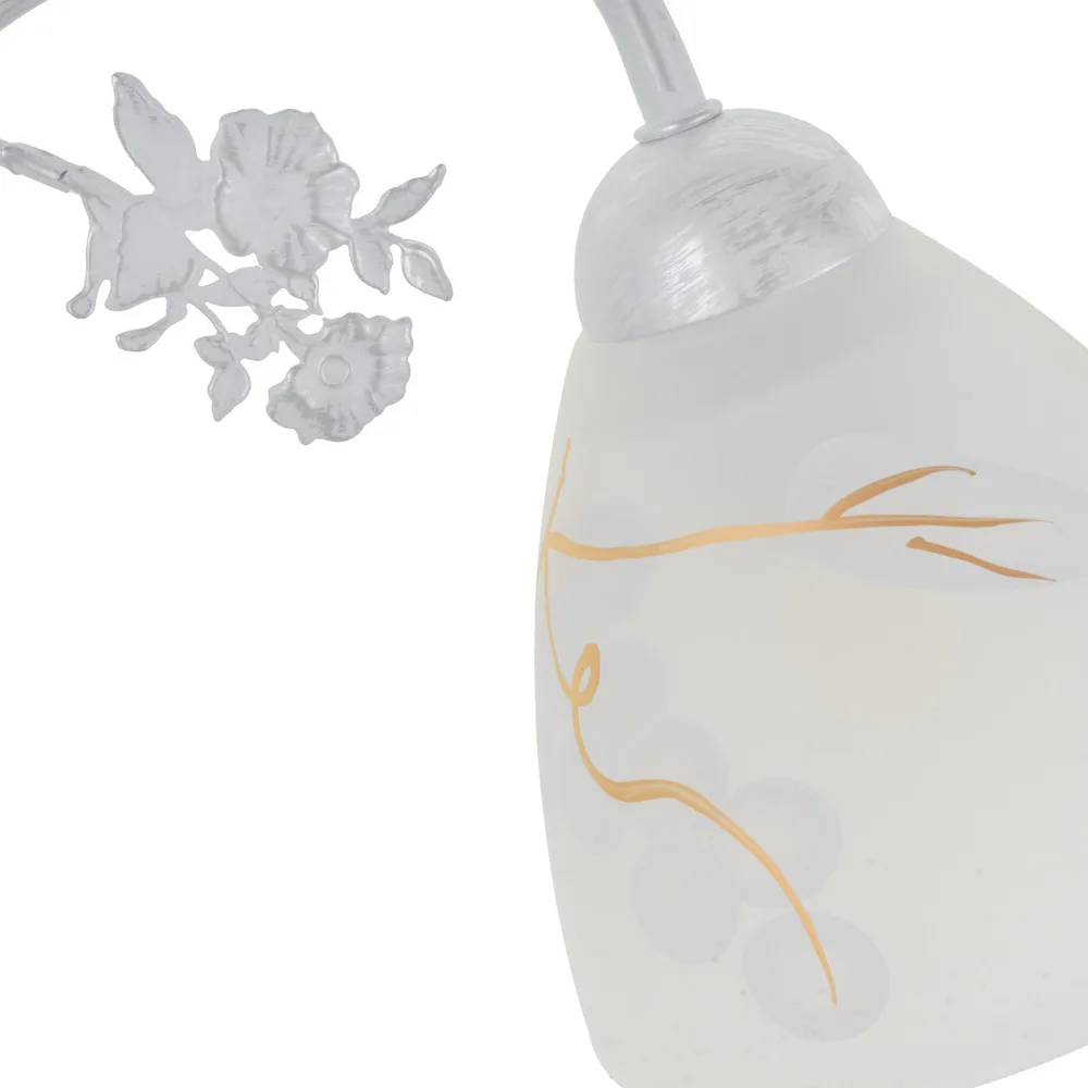 Бра настінне спрямованого світла накладне LK-685W/1 E14 WH/SL фото 2