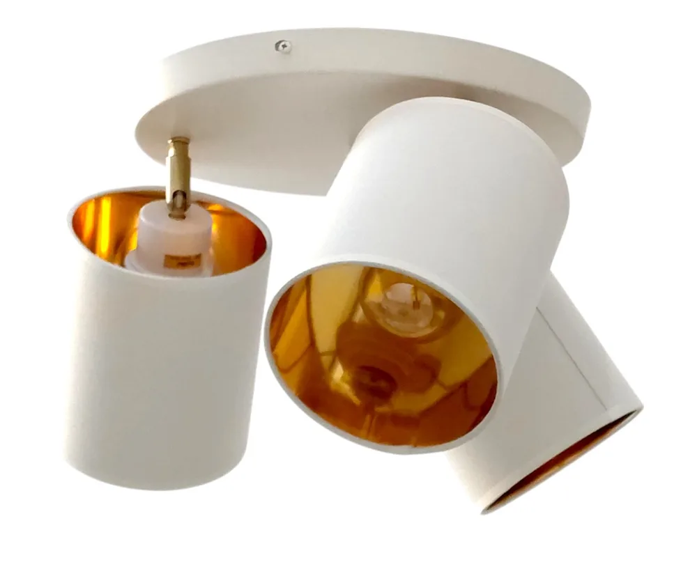 Стельовий світильник спот HTL-221/3 E27 WH+GD фото 3