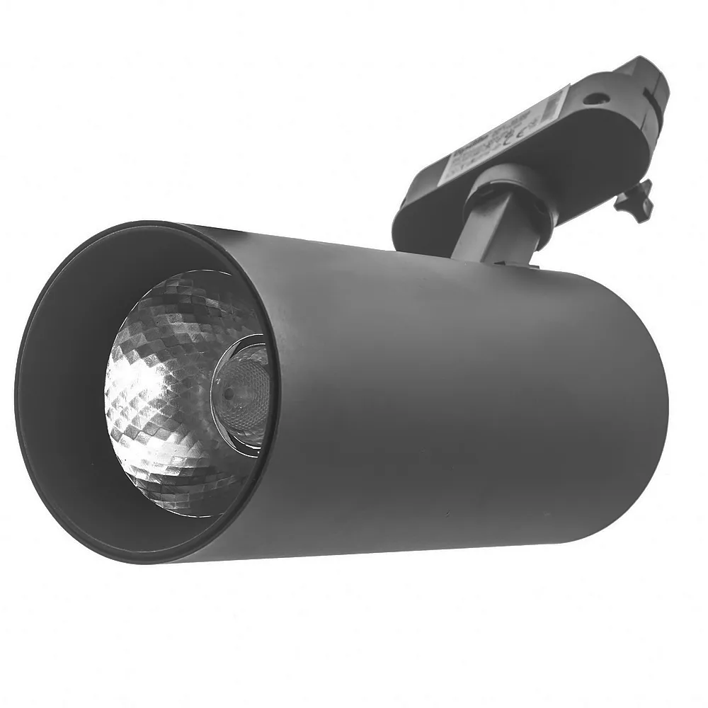 Світильник трековий поворотний LED KW-213/20W WW BK