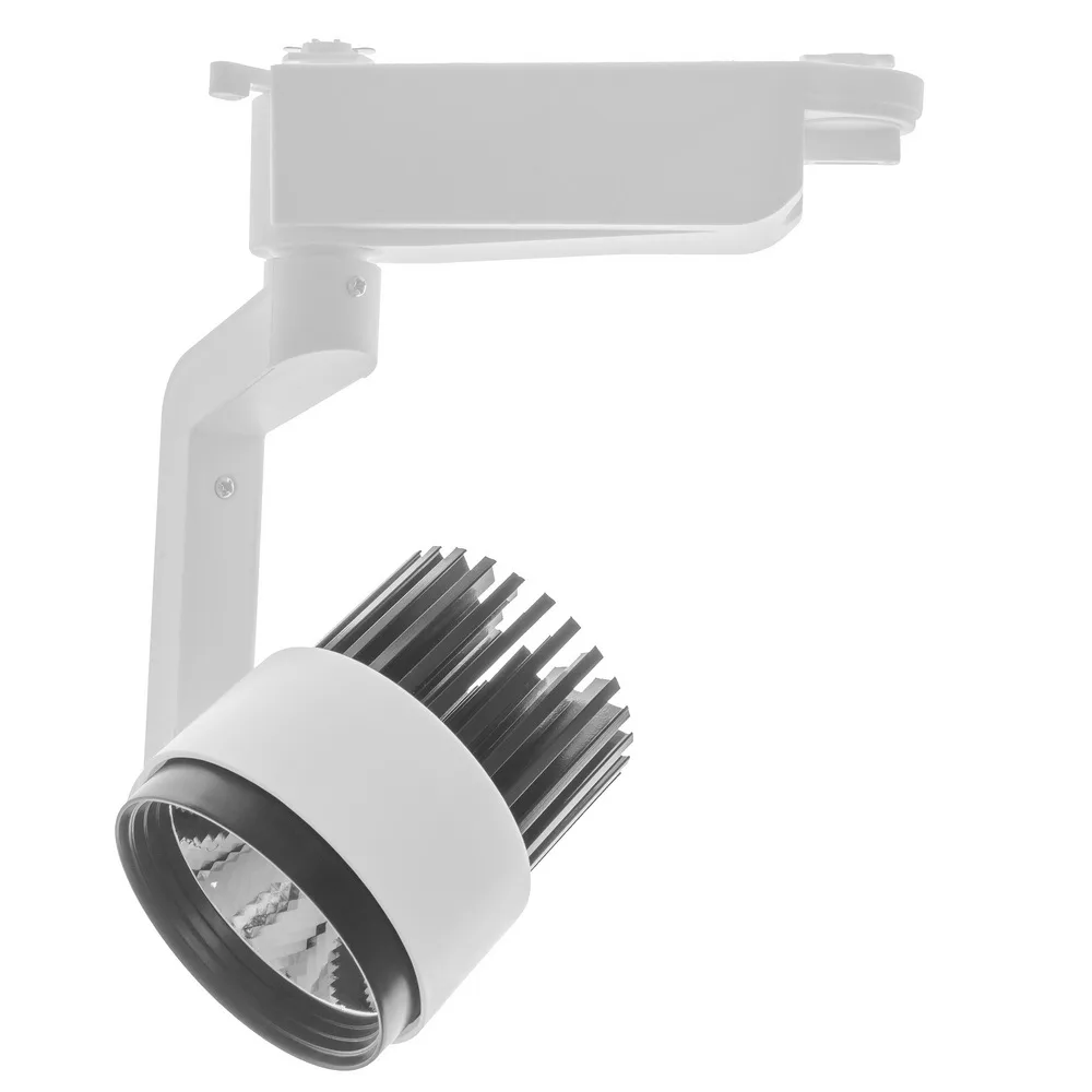 Світильник трековий поворотний LED KW-216/12W NW WH/BK