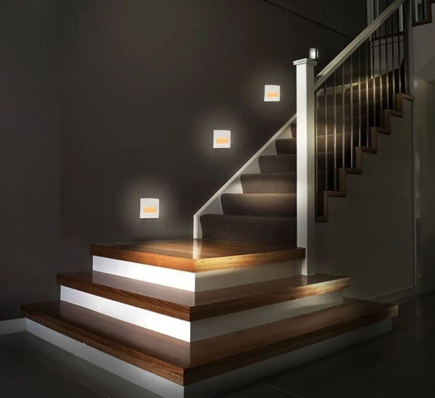 Світильник настінний для сходів LED 1,5W WW IP20 WH (LZ-01) фото 7