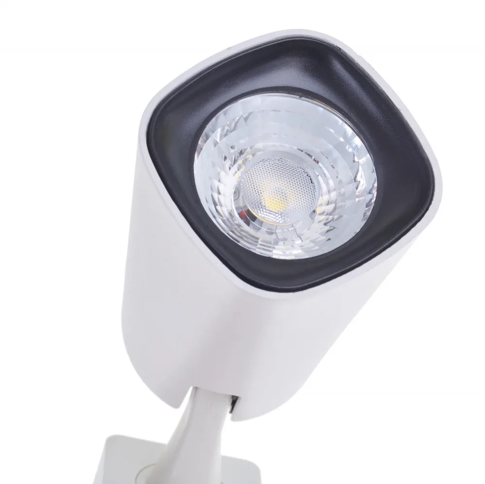 Світильник трековий поворотний LED KW-230/18W NW WH фото 5