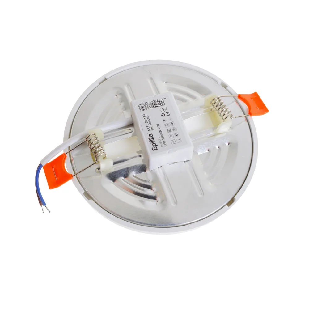Стельовий врізний світильник для ванної LED-36R/8W WW фото 6
