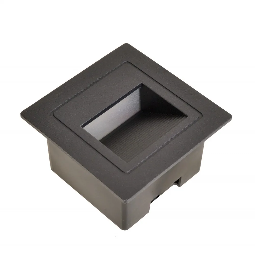 Світильник вуличний для сходів LED 3W WW IP65 BK (LZ-02)