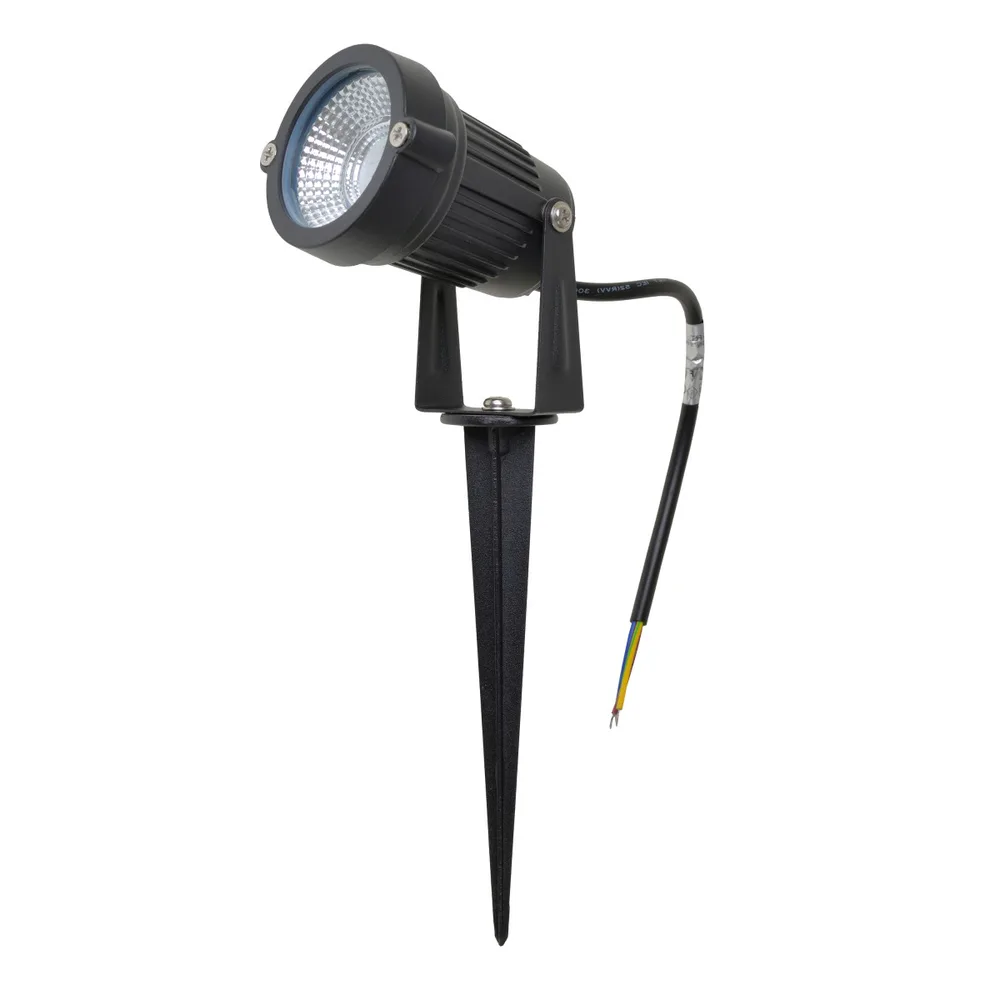 Грунтовий світильник LED 5W BLUE COB IP65 BK (AS-12)