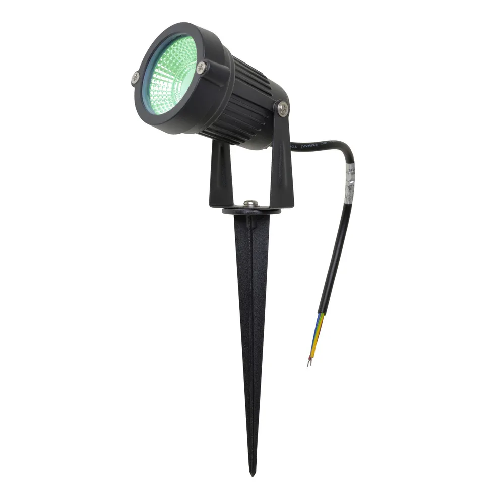 Грунтовий світильник LED 5W BLUE COB IP65 BK (AS-12) фото 4