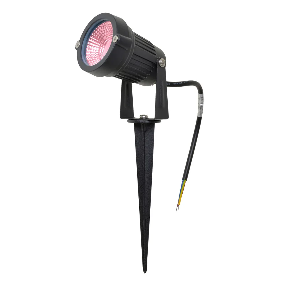 Грунтовий світильник LED 5W BLUE COB IP65 BK (AS-12) фото 8