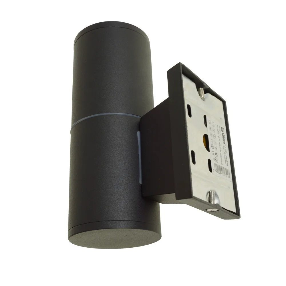 Світильник фасадний GU10 Black IP54 (AL-129/1) фото 6